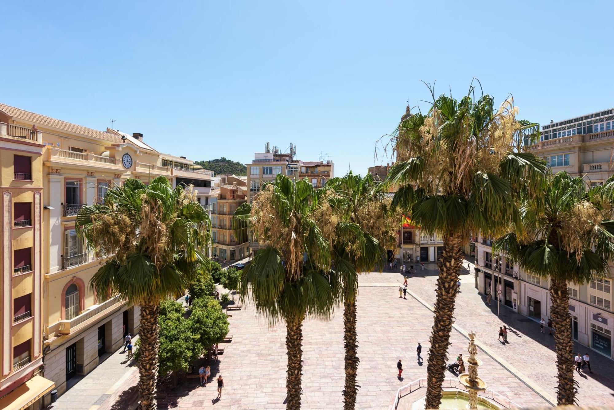 Stay U-Nique Apartments Plaza Constitucion Malaga Bagian luar foto